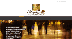 Desktop Screenshot of healingforthenations.org